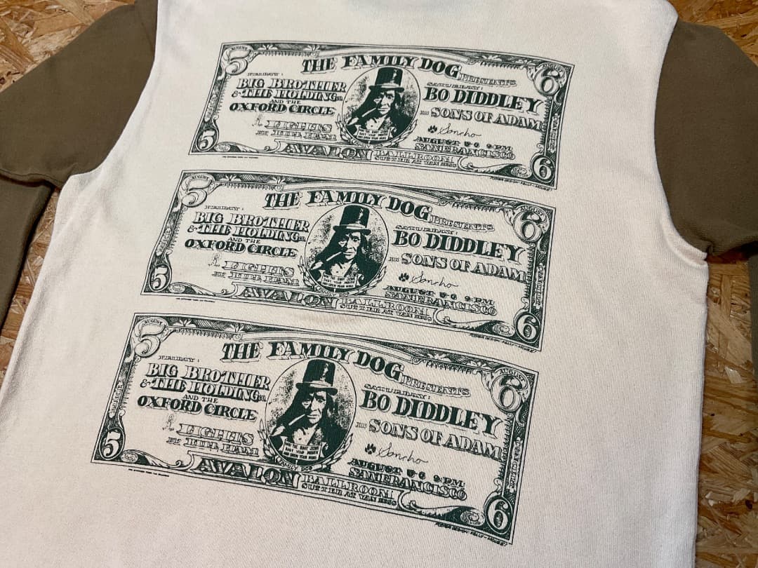 ブートレガーズ JEFFERSON AIRPLANE 7分袖 Rock Tee