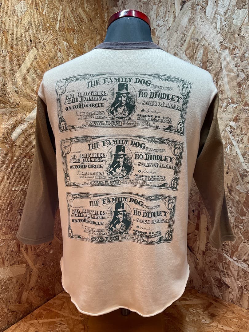 ブートレガーズ JEFFERSON AIRPLANE 7分袖 Rock Tee