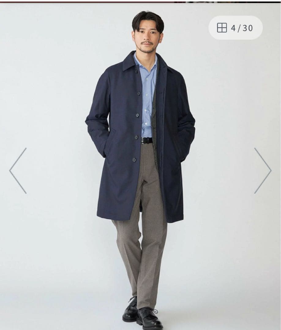 SHIPS テクニカルカーコート　中綿