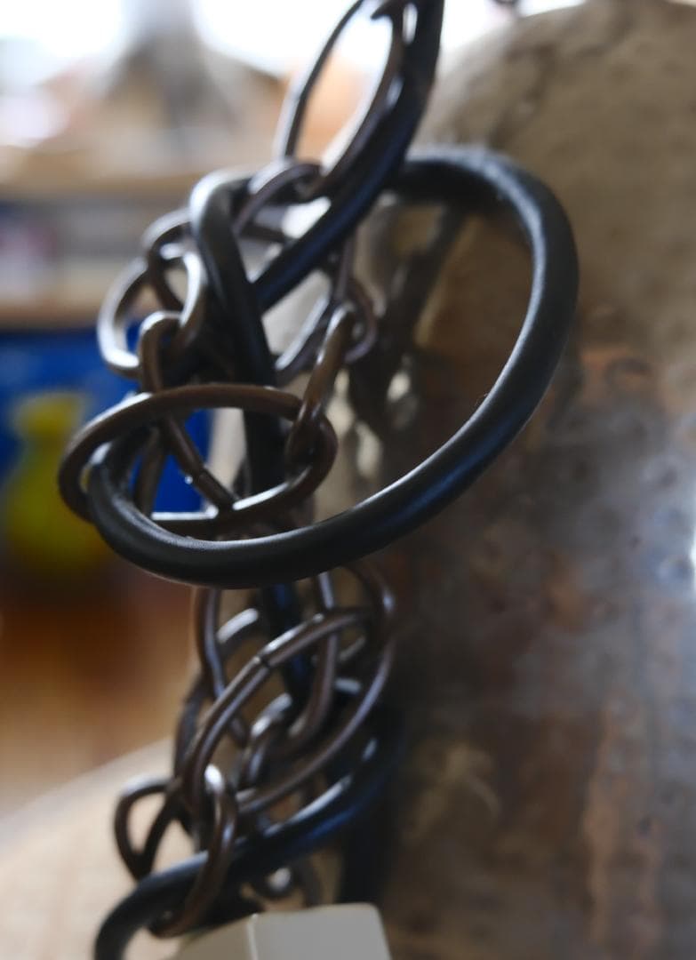 ヴィンテージアイアンランプシェード iron paint 【70bにて購入】