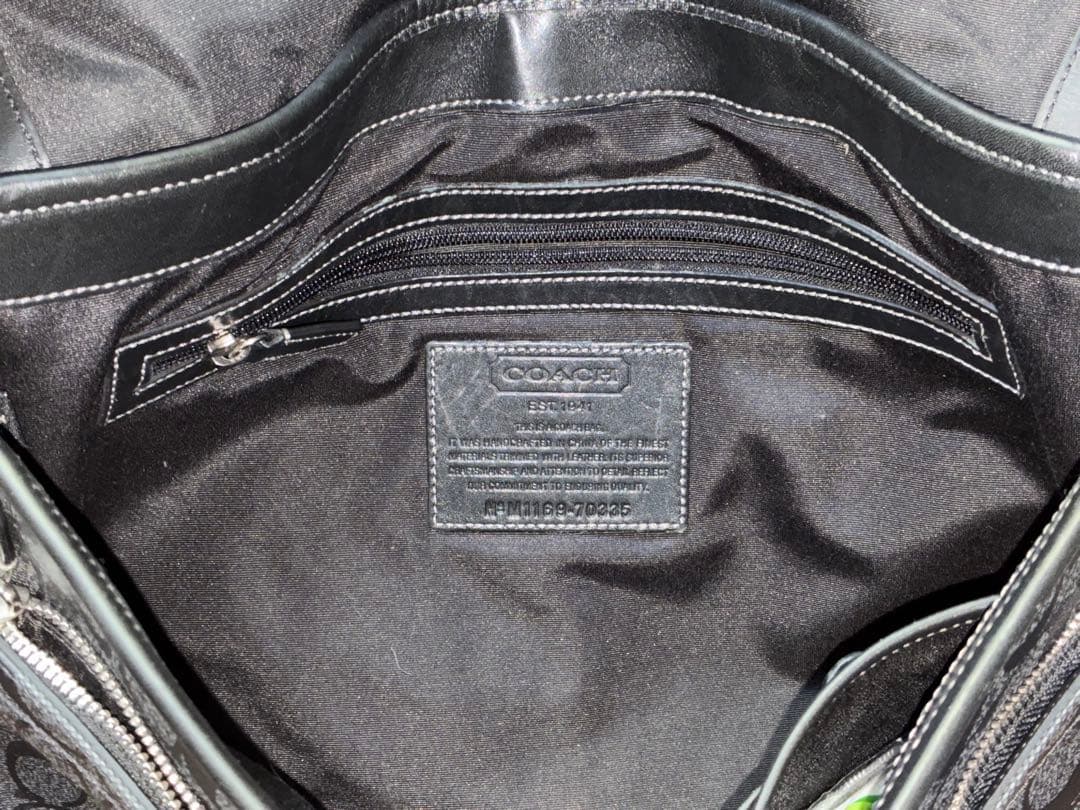 COACH メッセンジャーバッグ グレー