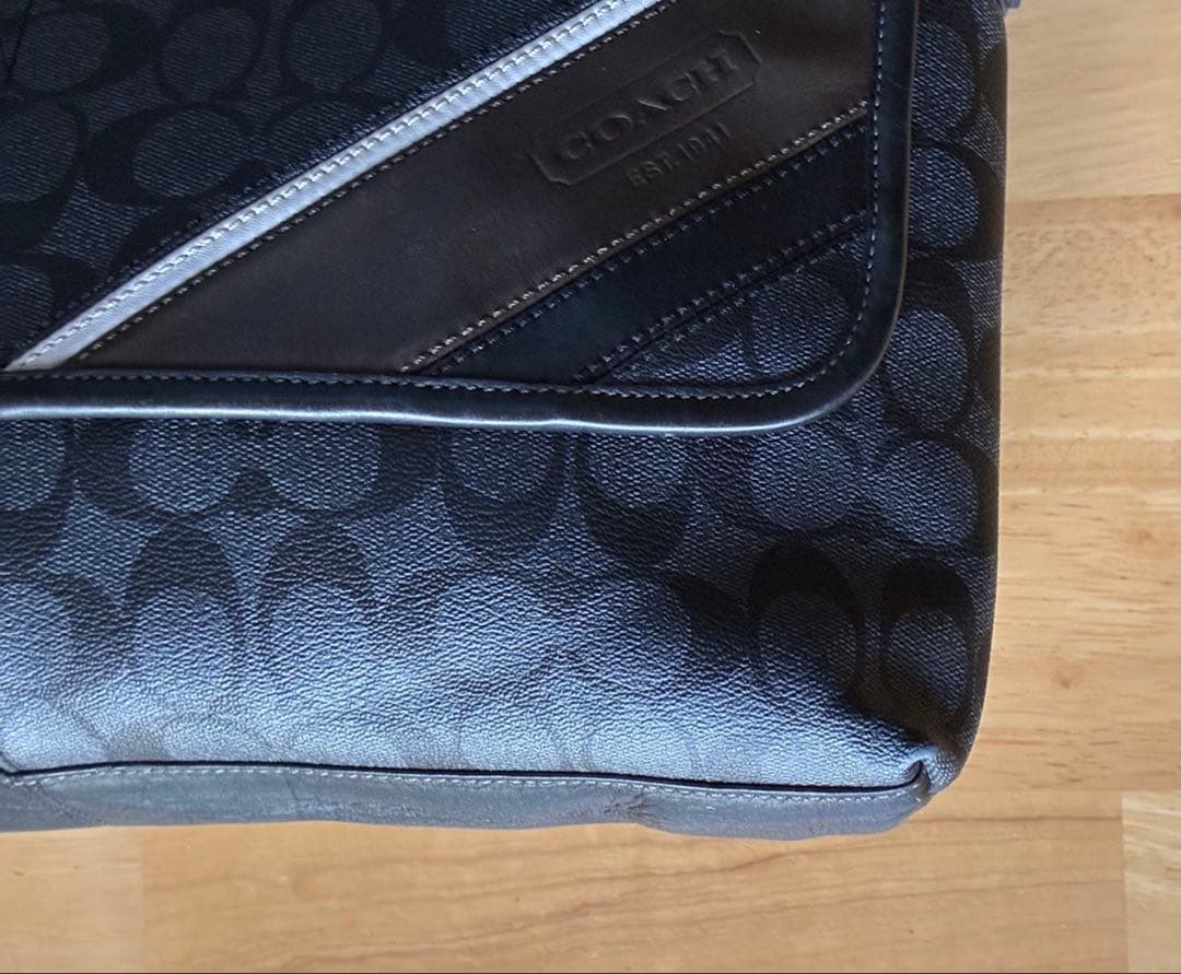 COACH メッセンジャーバッグ グレー