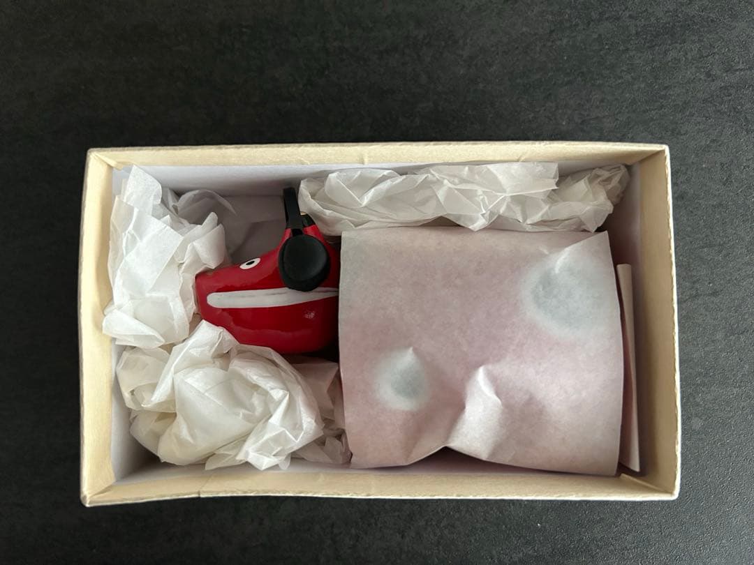 野沢民芸　ヘッドフォンべこ　赤べこ