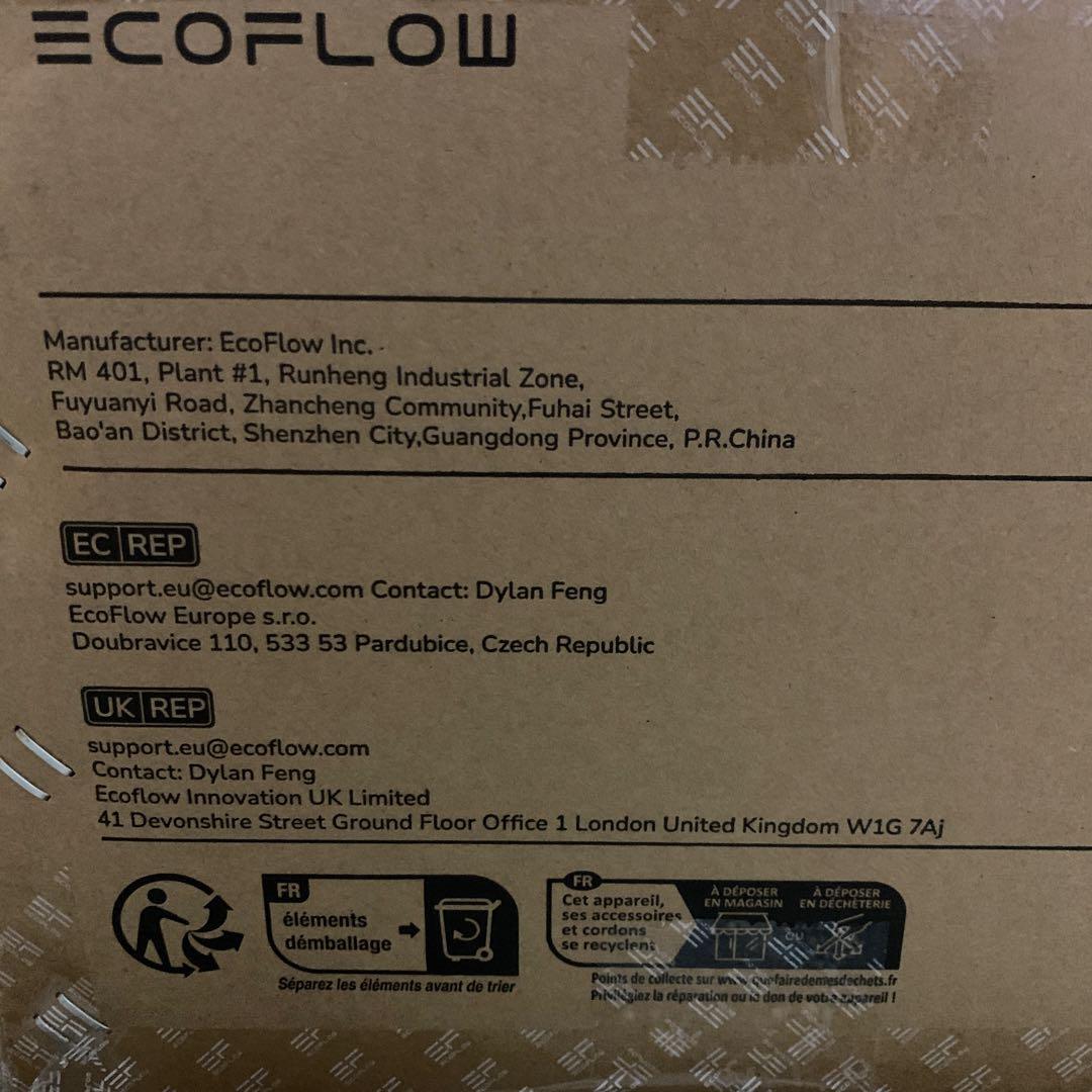 新品未使用　EcoFlow ポータブル電源  2 Max