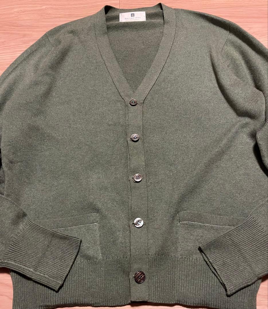 Ballantyne バランタイン カシミア カーディガン 古着 44