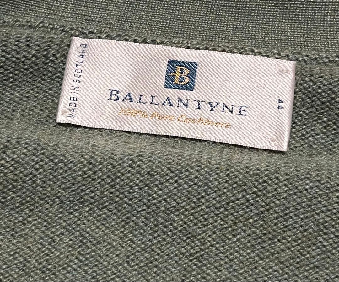 Ballantyne バランタイン カシミア カーディガン 古着 44