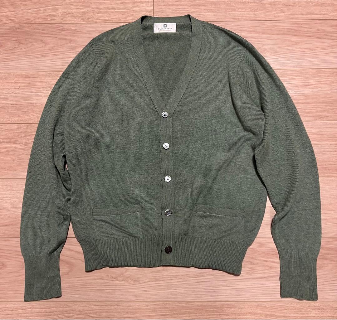 Ballantyne バランタイン カシミア カーディガン 古着 44