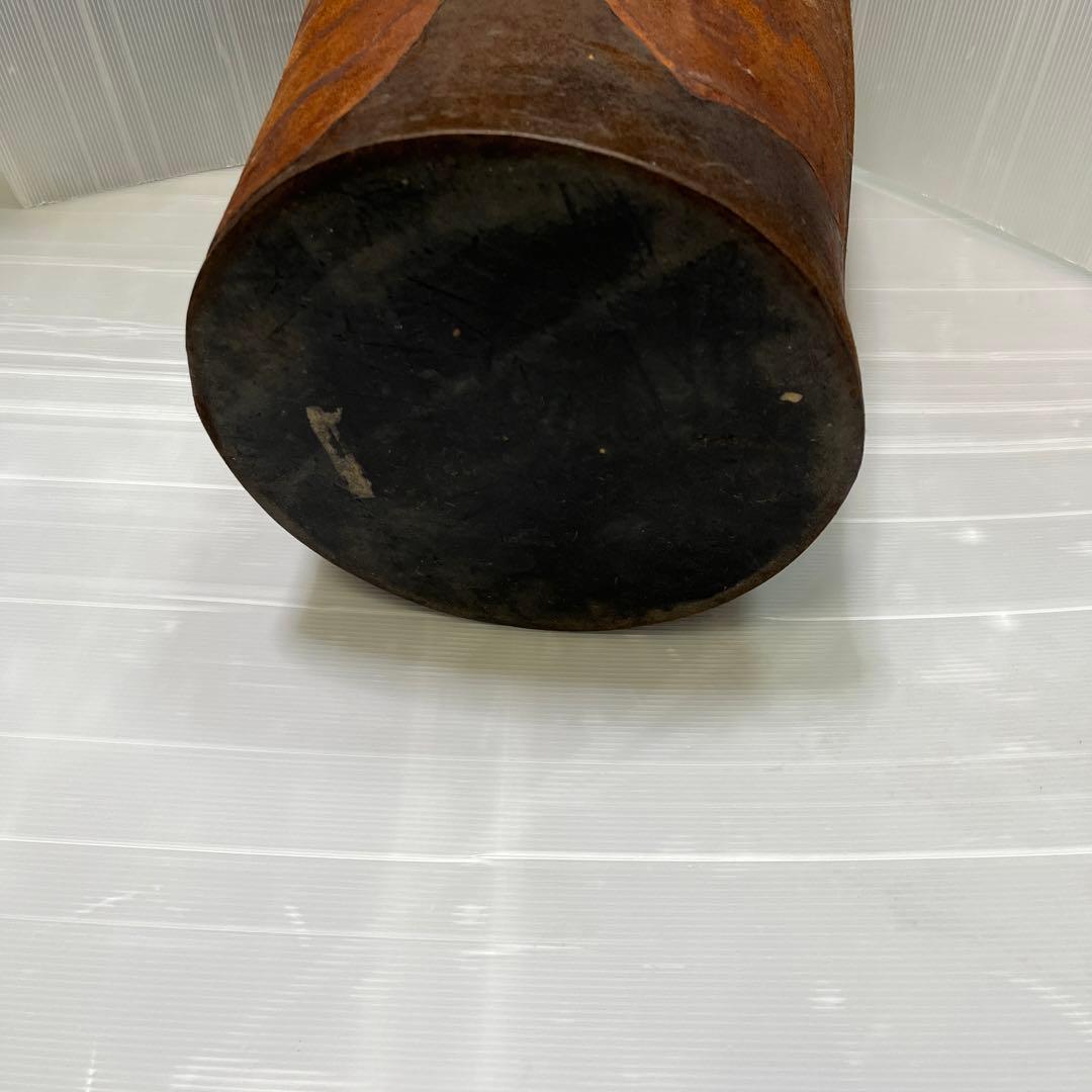 革製　インテリア　傘立て　ゴミ箱