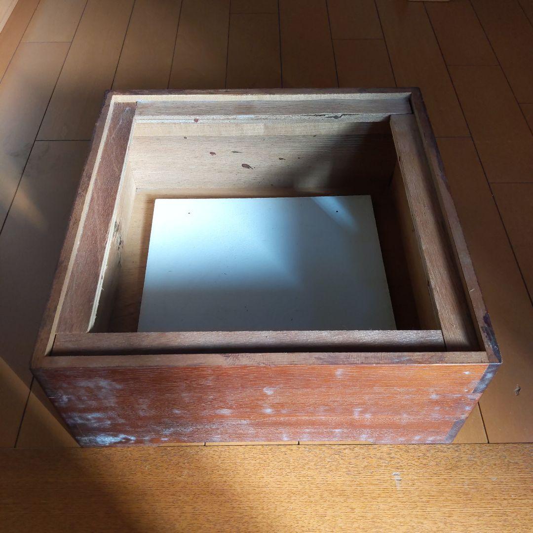 茶道具　置炉　銅製　＆炉縁　桑　和田美之助　作？　表千家　裏千家　【匿名配送】