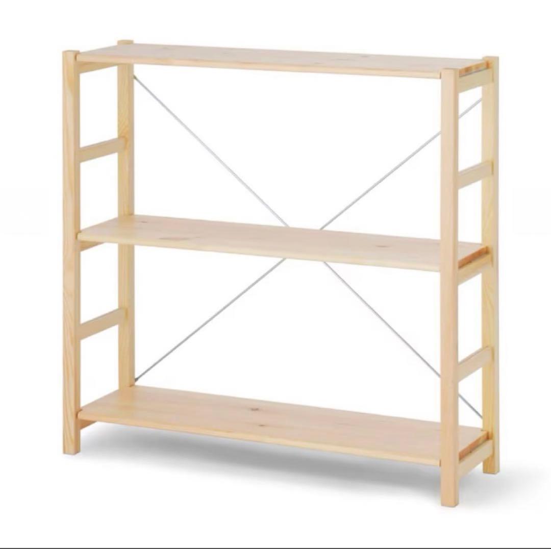 無印良品 パイン材 ユニットシェルフ 飾り棚 キャビネット