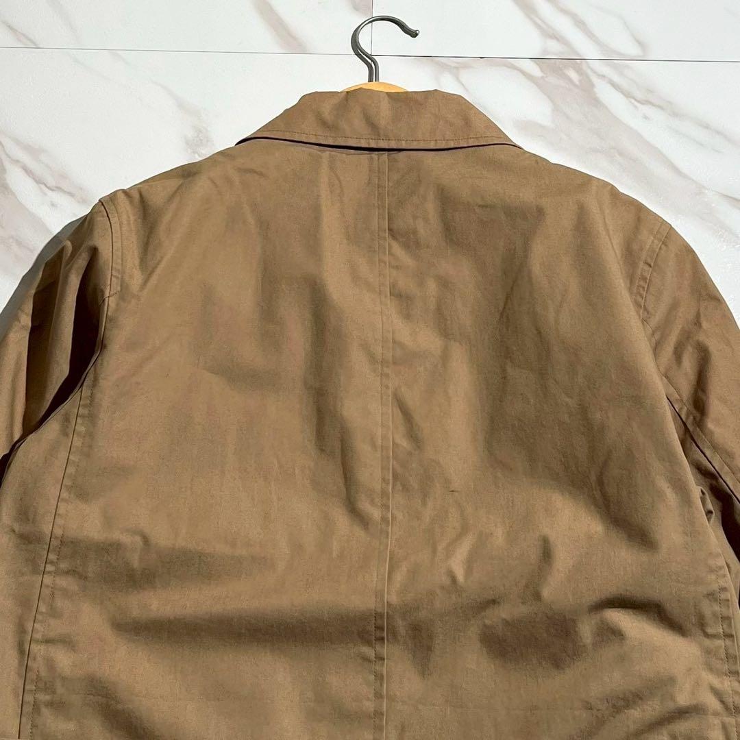 MHL. ダウンライナー付 ステンカラーコート 2way ベージュ コットン