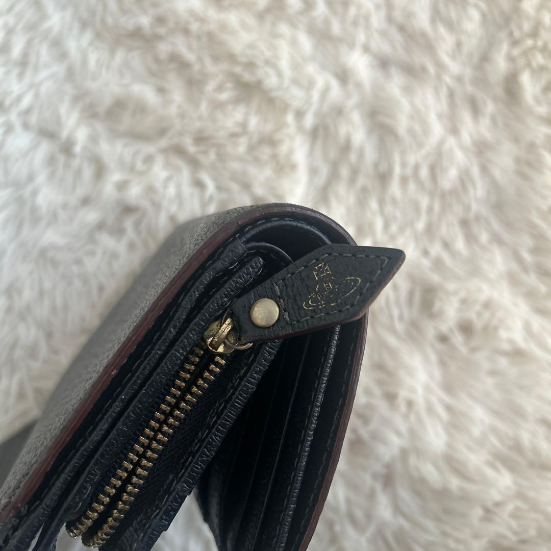 Vivienne Westwood 黒い三つ折り財布