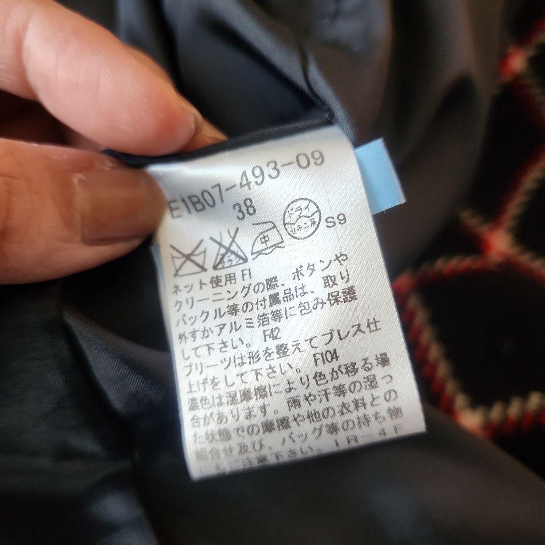 BURBERRY BLUE LABEL チェック柄トレンチコート