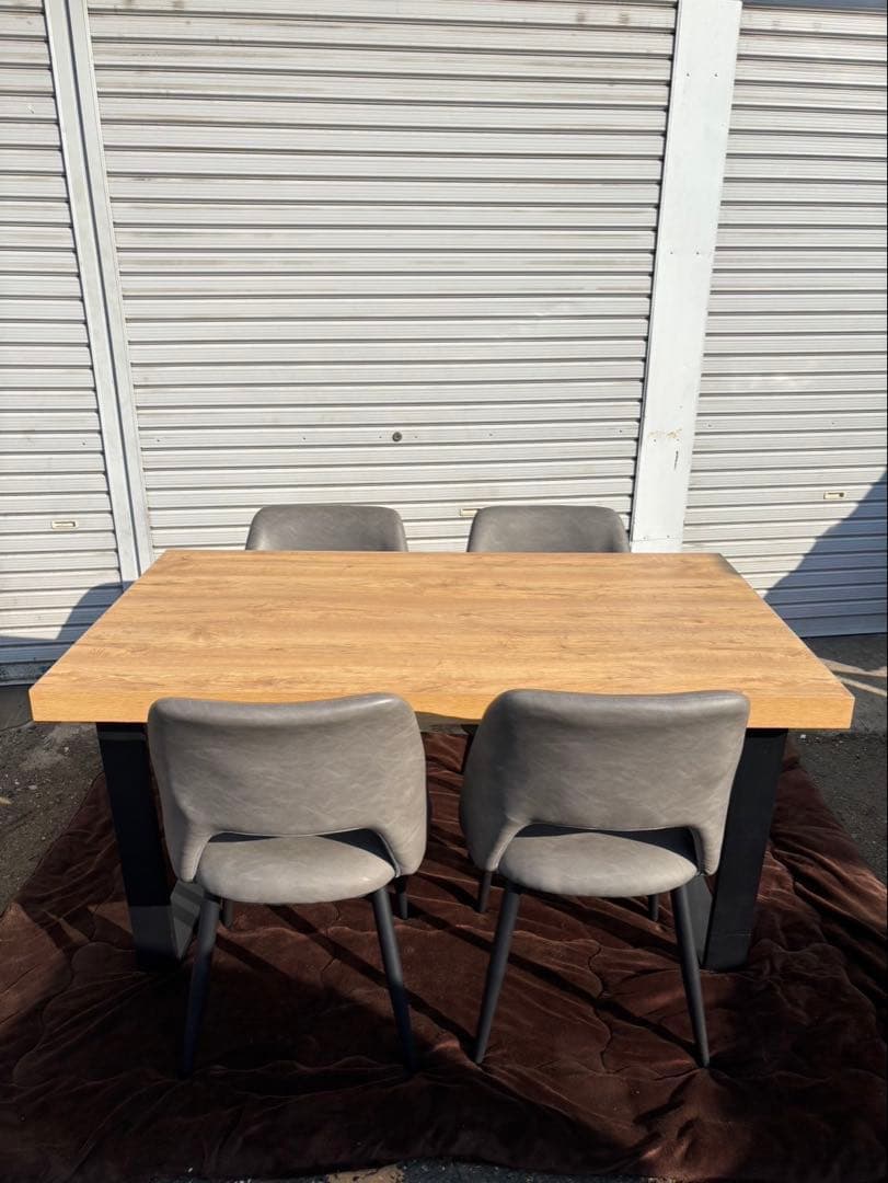 ひまさくしゅう【自社配送or引き取り】ダイニングテーブル5点セット