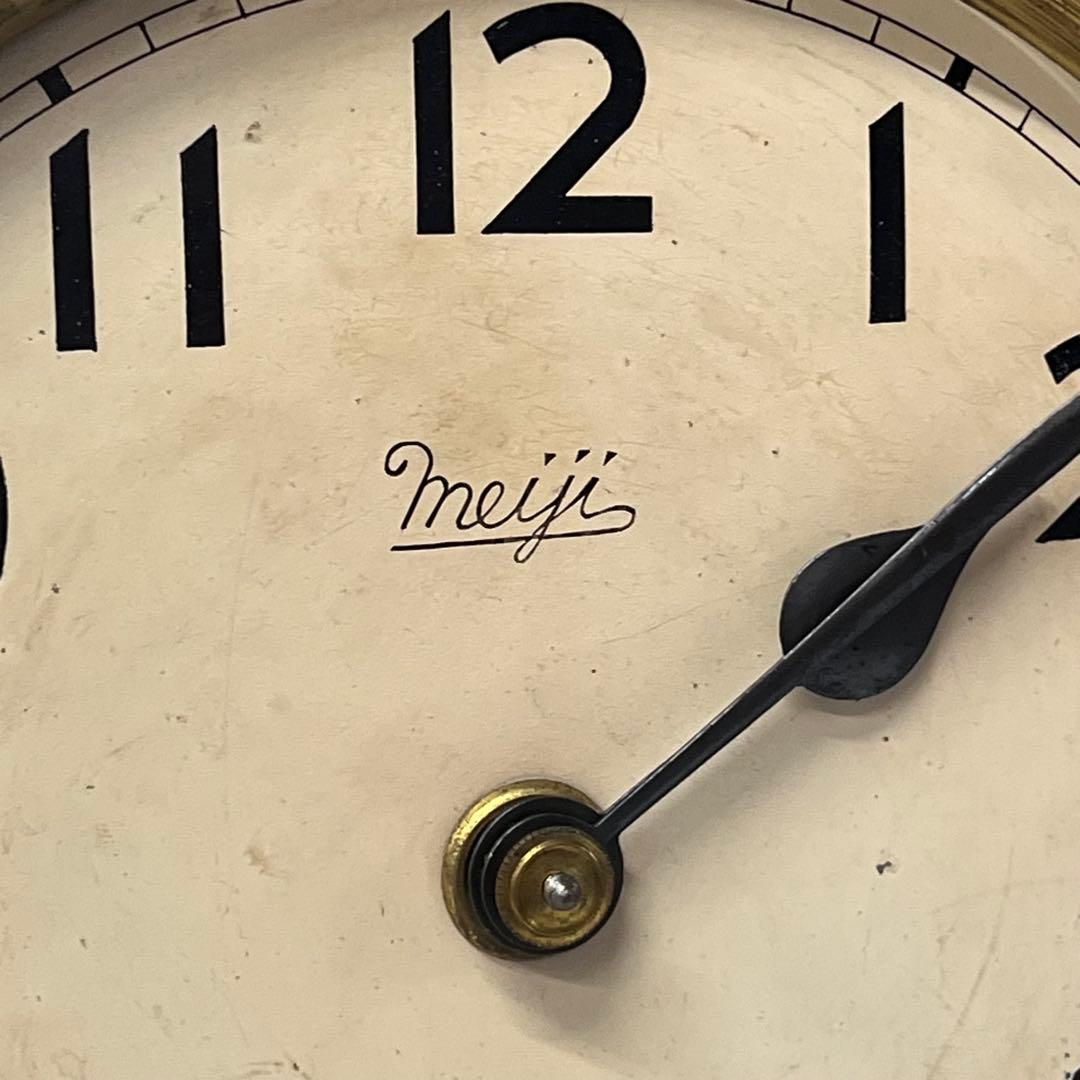 meiji 古時計 置時計 ゼンマイ時計 ボンボン時計 機械式