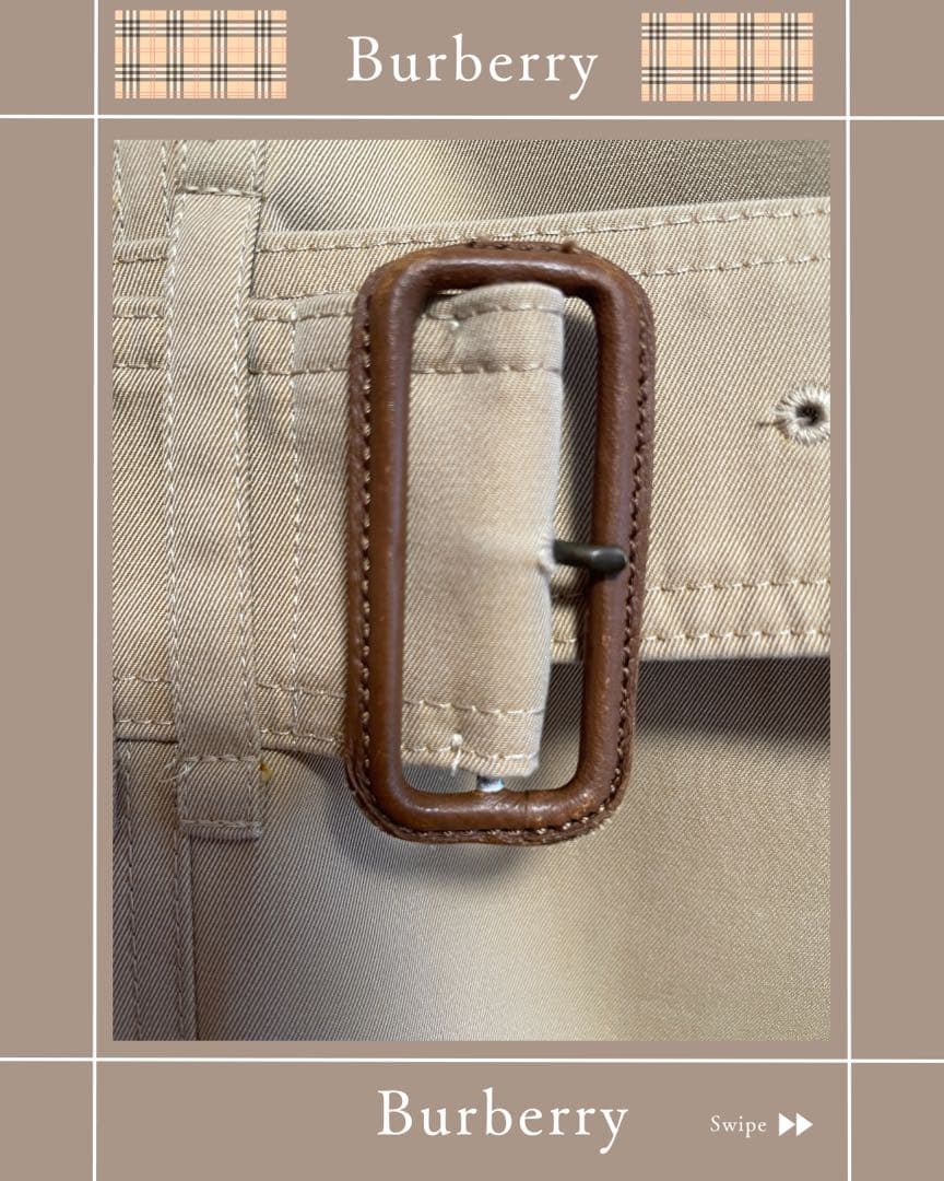 p*e様 Burberry ベージュ トレンチコート