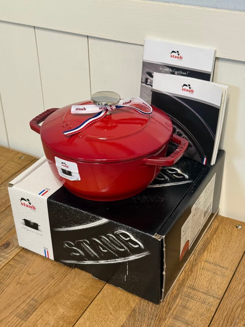 新品 ストウブ W a-NABE S チェリー 16cm 40501-003