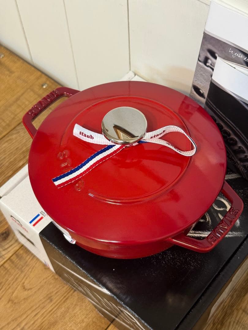 新品 ストウブ W a-NABE S チェリー 16cm 40501-003