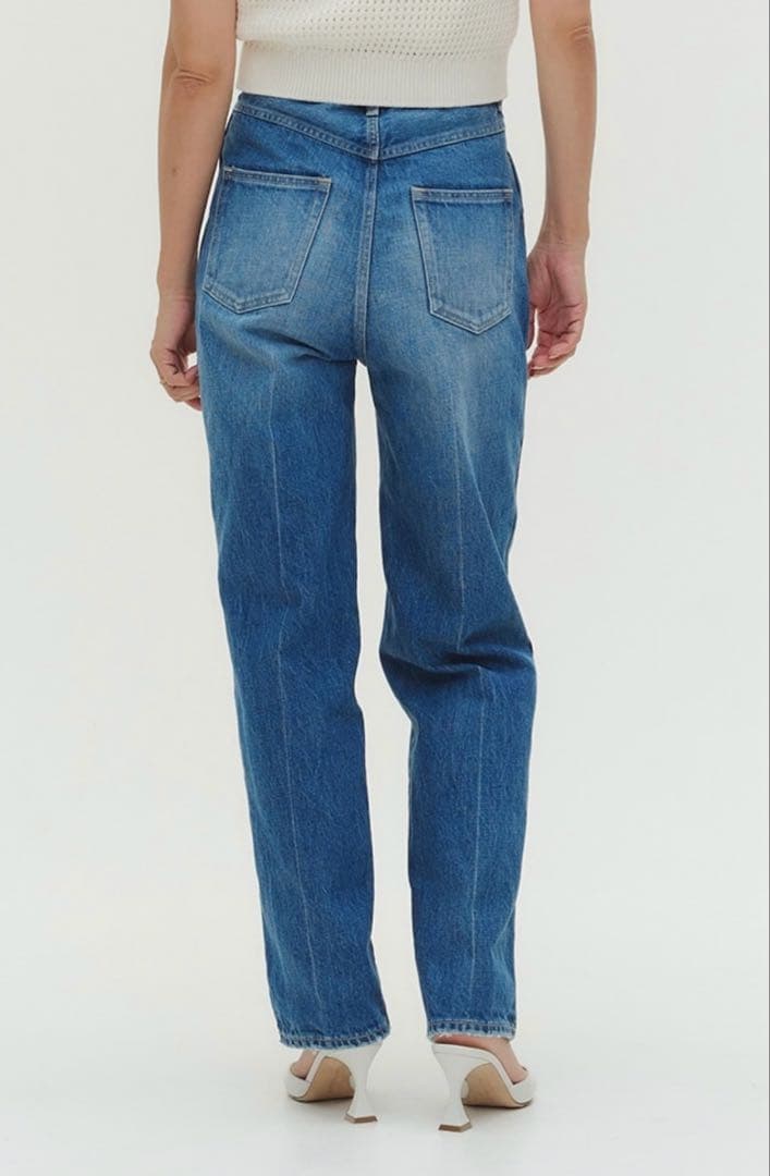 yori Audreyテーパードデニム36