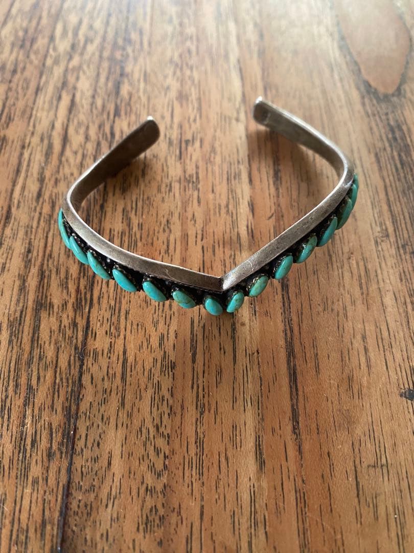 Navajo.zuni ターコイズバングル