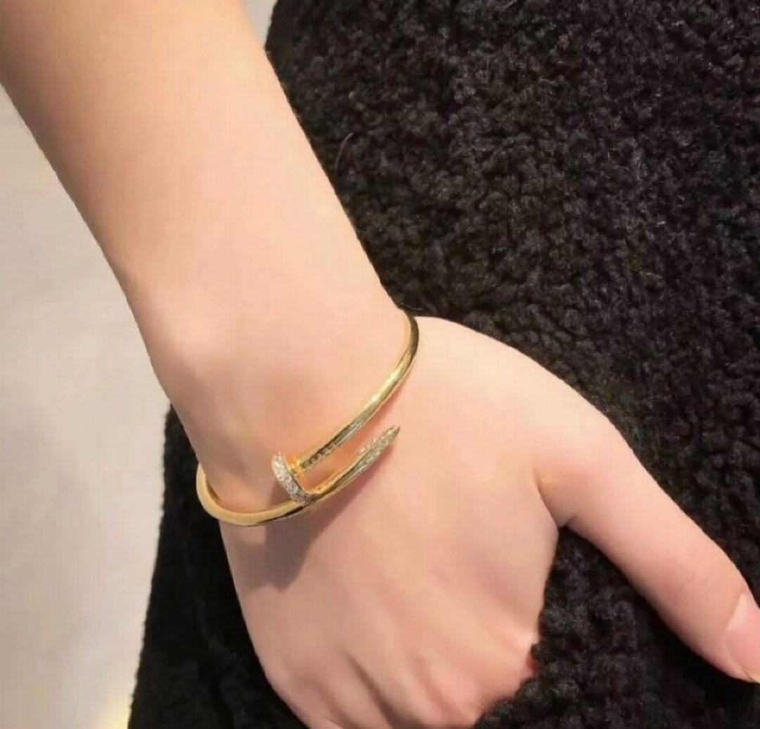 至高♡ 釘ブレスレット ゴールドレ ディース メンズ