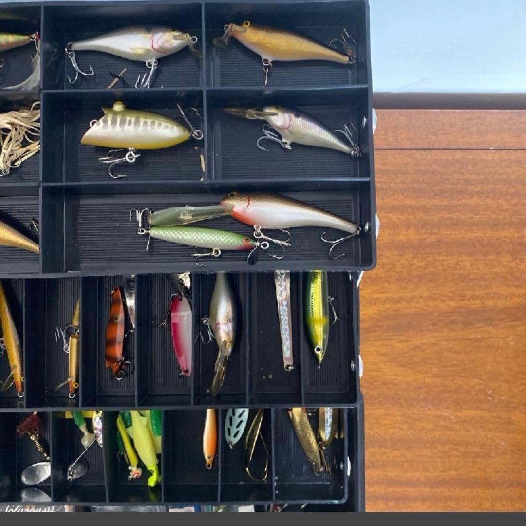 バスフィッシング．シーバス. トラウト等ルアー大量 ダイ…