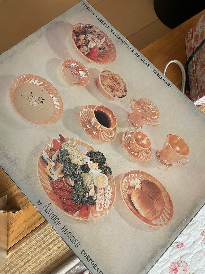 【ヴィンテージ美品】Fire King アメリカ製 オリジナル箱付き 1960年