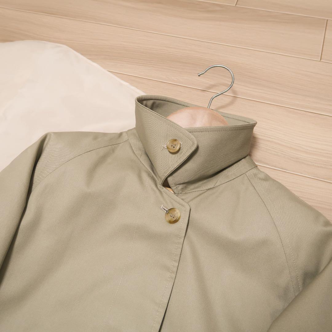 貴重 80's 英国製 ビンテージ バーバリー ステンカラーコート ベルト付き