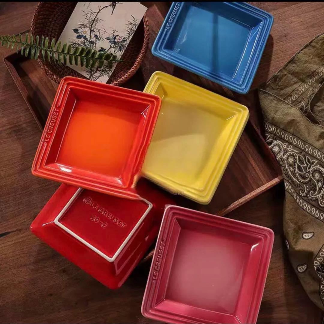 LE CREUSET ル・クルーゼ皿 6枚セット カラフル 陶器