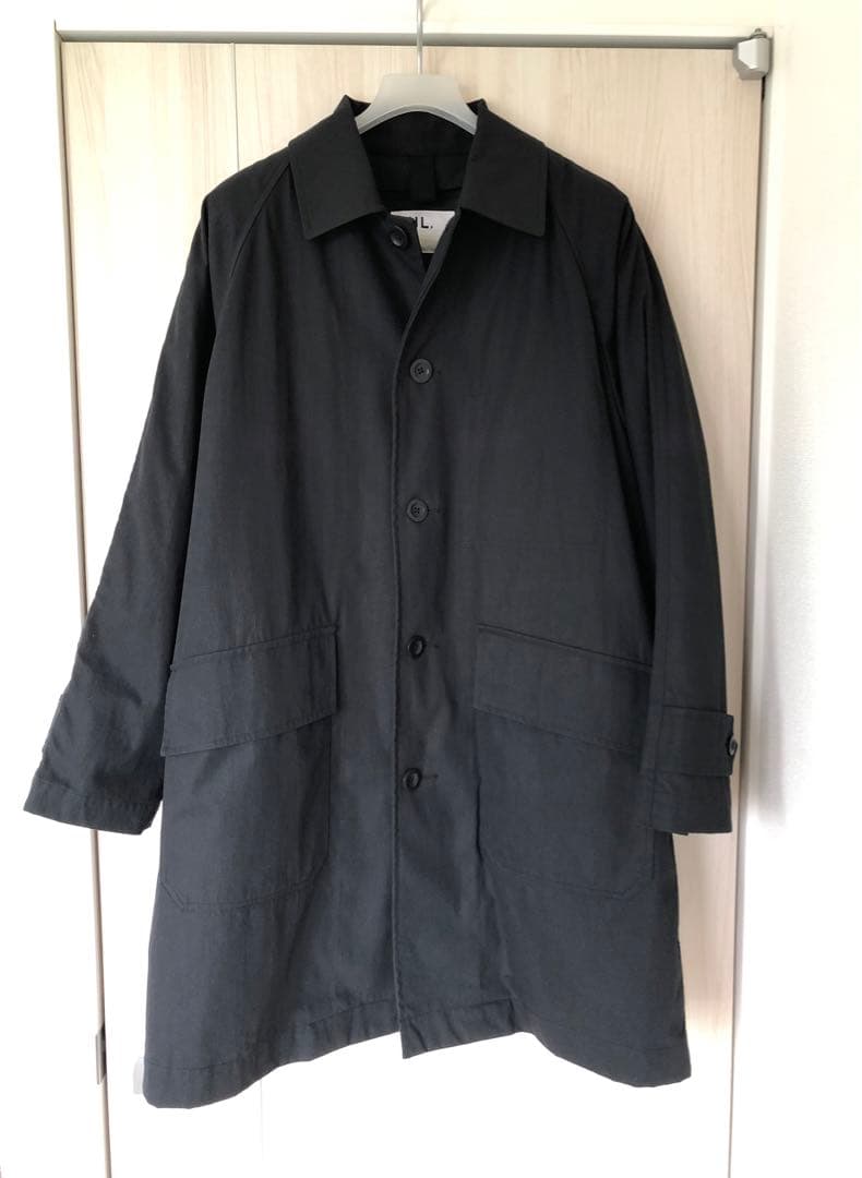 23AW MHL キルティングダウンライナー付コート