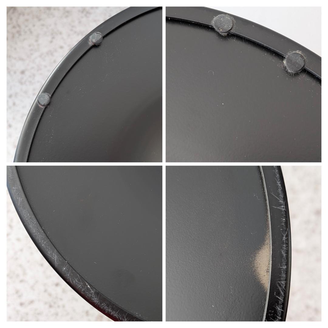 Used ペデスタル コーヒーテーブル 一本脚 ブラック Duplo 廃番 美品