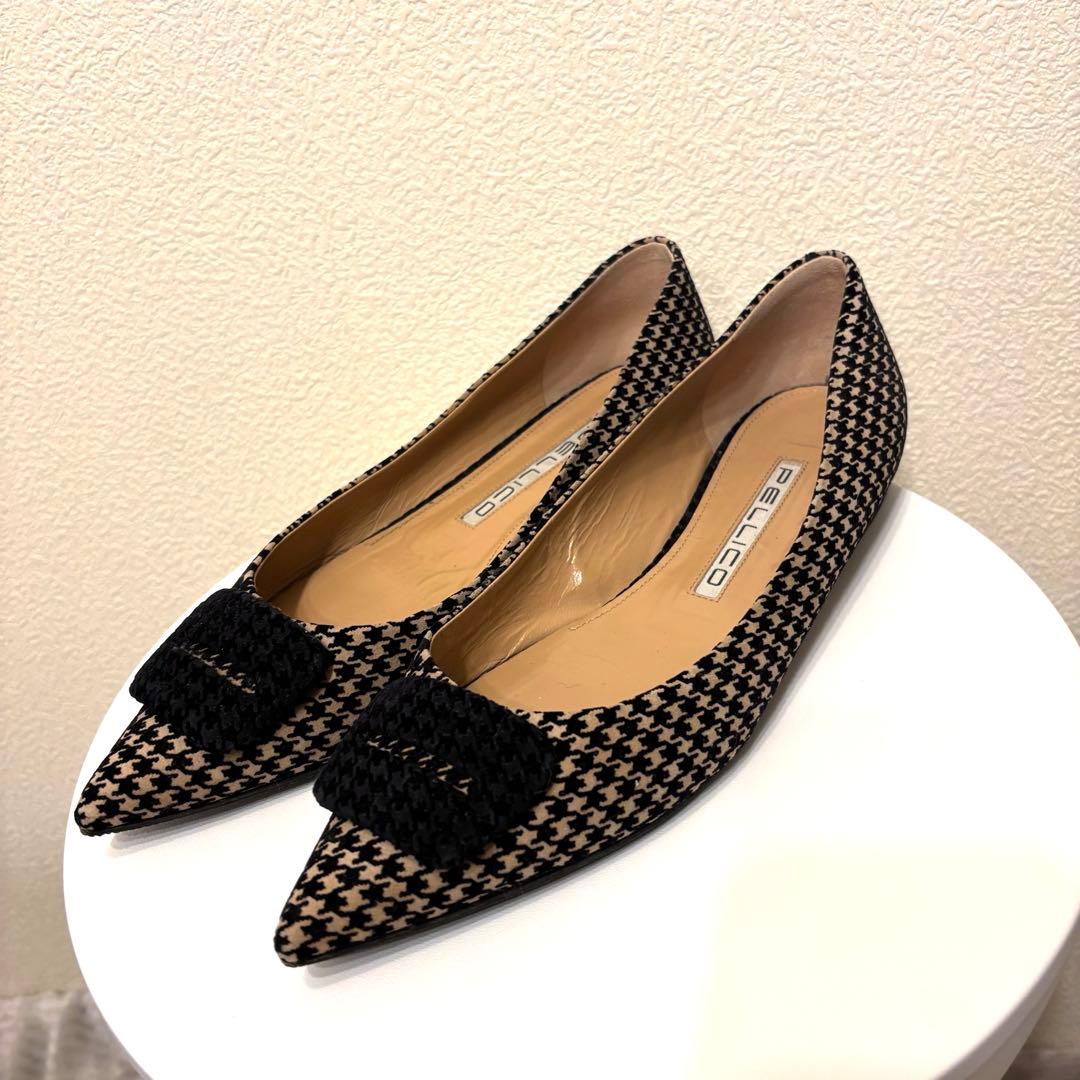 PELLICO 39 JP26フラット パンプス ANELLI FIBBIA