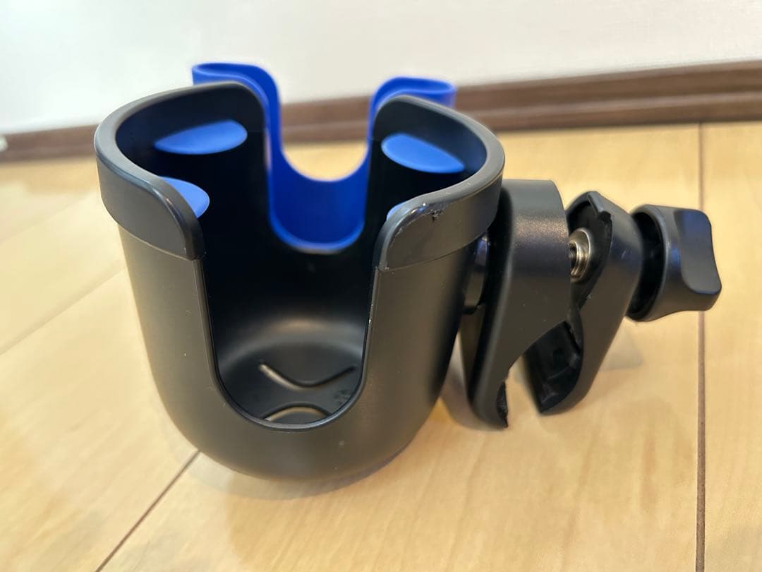 Combi 折りたたみ式ベビーカー グレー・ストライプ　取説・おまけ付き