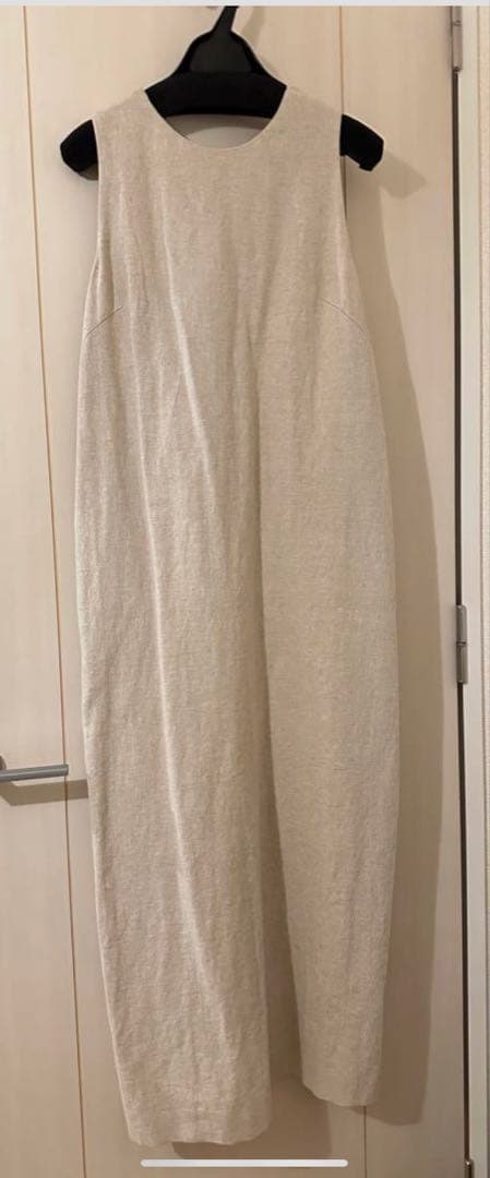 エトレトウキョウ　ETRE TOKYO リネン　バックツイスト　マキシワンピース