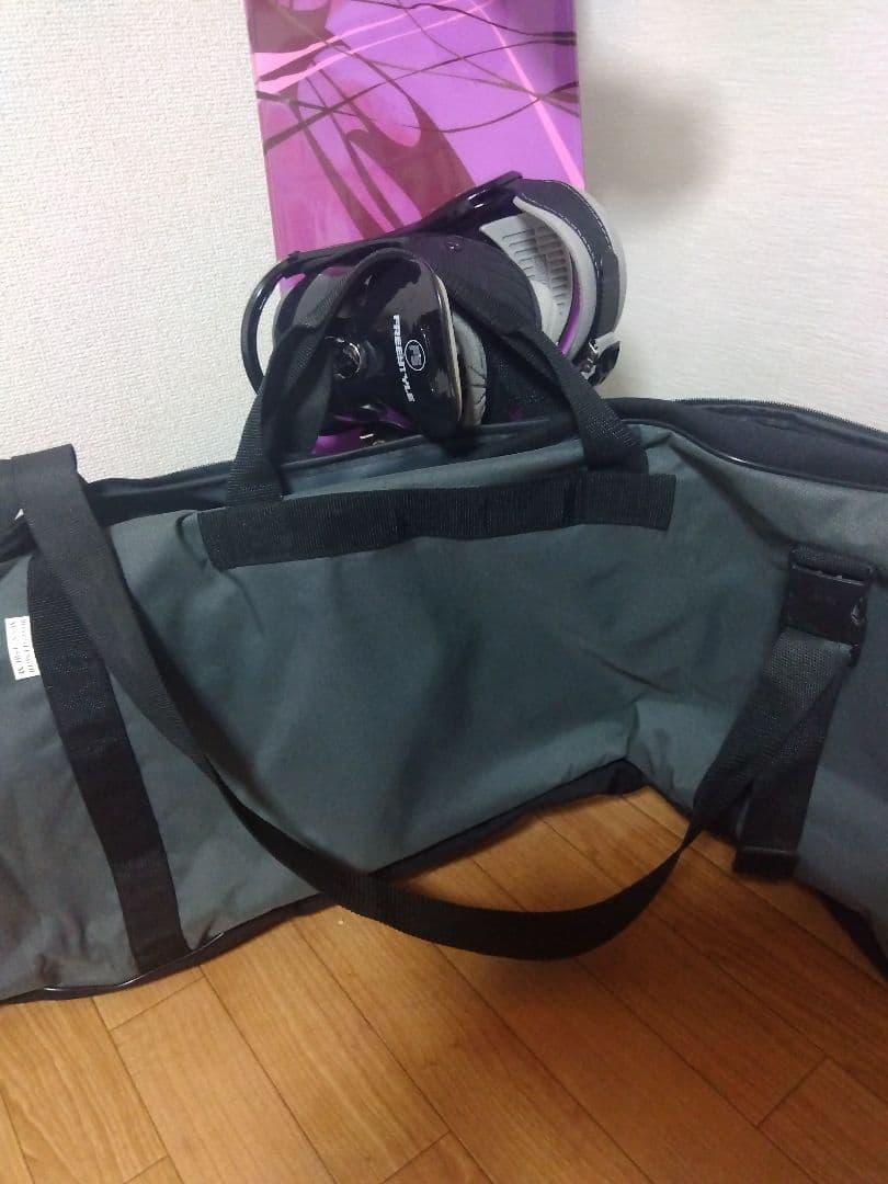 Burton バートン スノーボード 紫 緑 Freestyle ビンディング