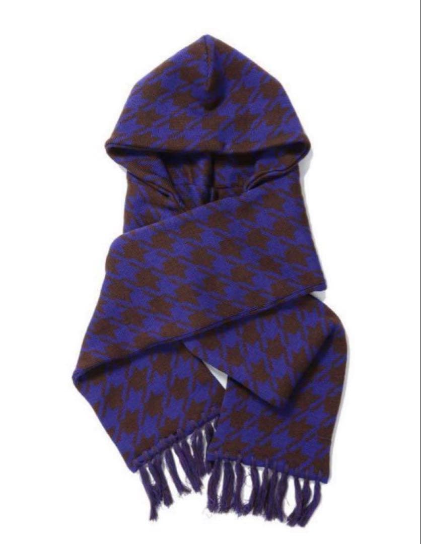 季節セール！BOTT HOUNDSTOOTH HOODED SCARF