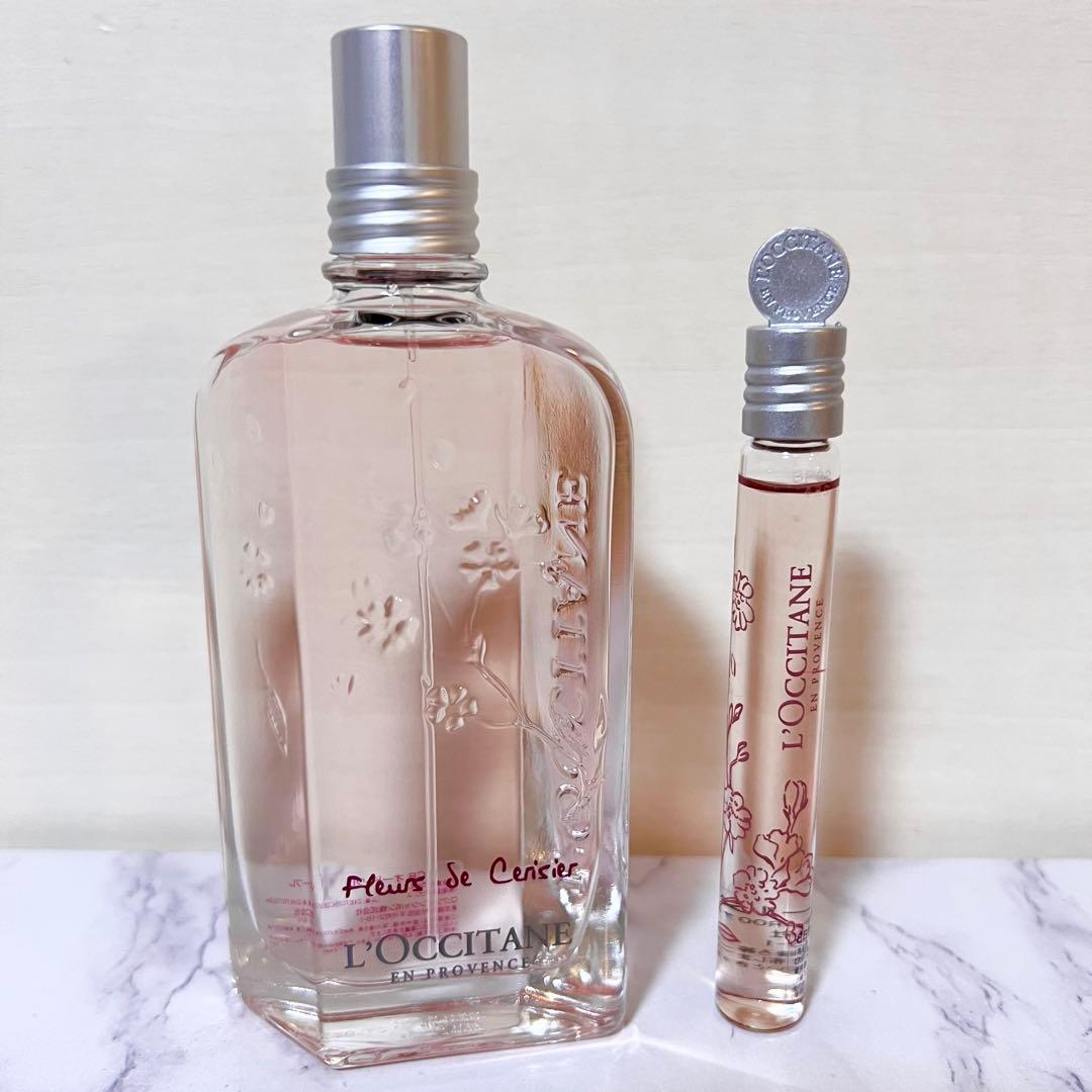 新品未使用品 ロクシタン チェリーブロッサムオードトワレ75ml&10ml