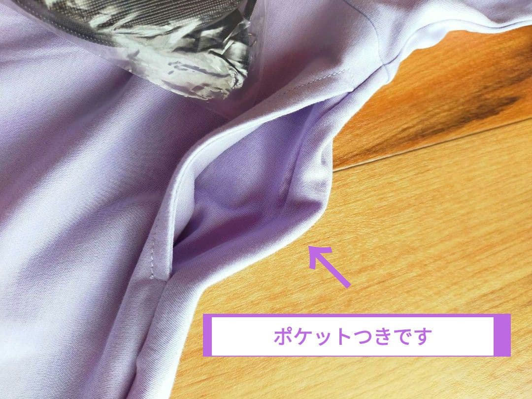 新品・105〜115 アナスイミニネコポーチ付きカットワンピース