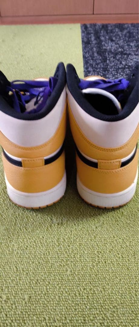 【希少】air jordan1 mid Lakers エアージョーダン1 黄色