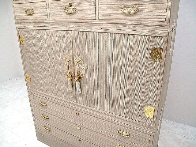 【伝統工芸】大阪泉州桐箪笥 総桐製 着物箪笥　 木釘・蟻組 　整理箪笥　チェスト