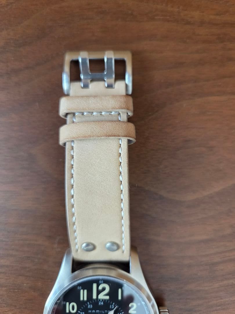HAMILTON　カーキ・オフィサー・オートH70655733
