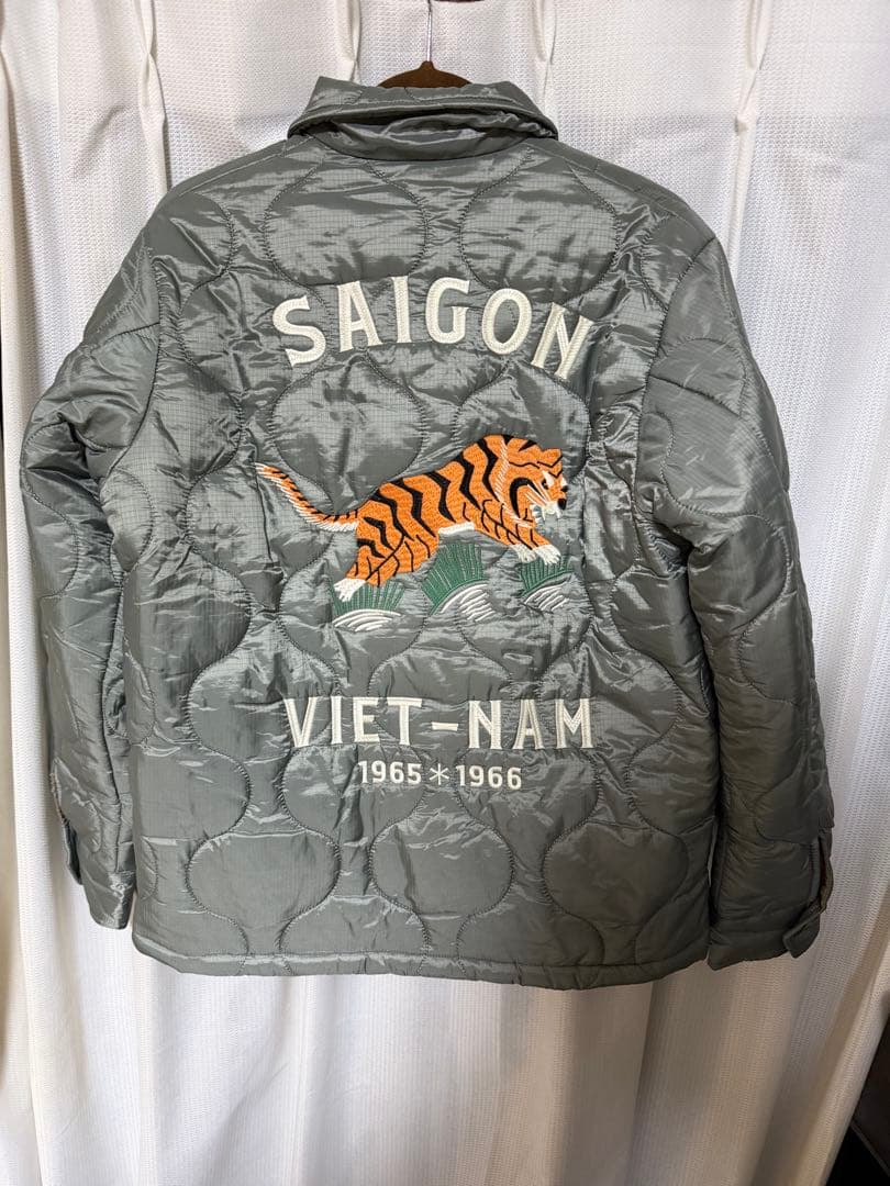 超美品　HOUSTON ナイロンリップベトナムジャケット　XL