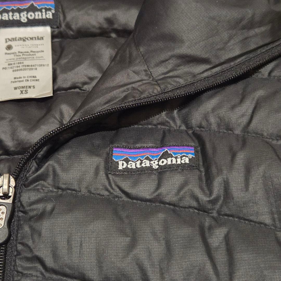 美品✨Patagonia パタゴニア ダウンセーター フーディー ブラック XS