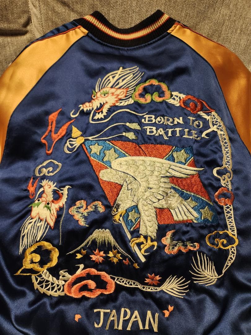 ミ*ズ様 テーラー東洋 リバーシブル スカジャン　M18247 M品番 テキサス