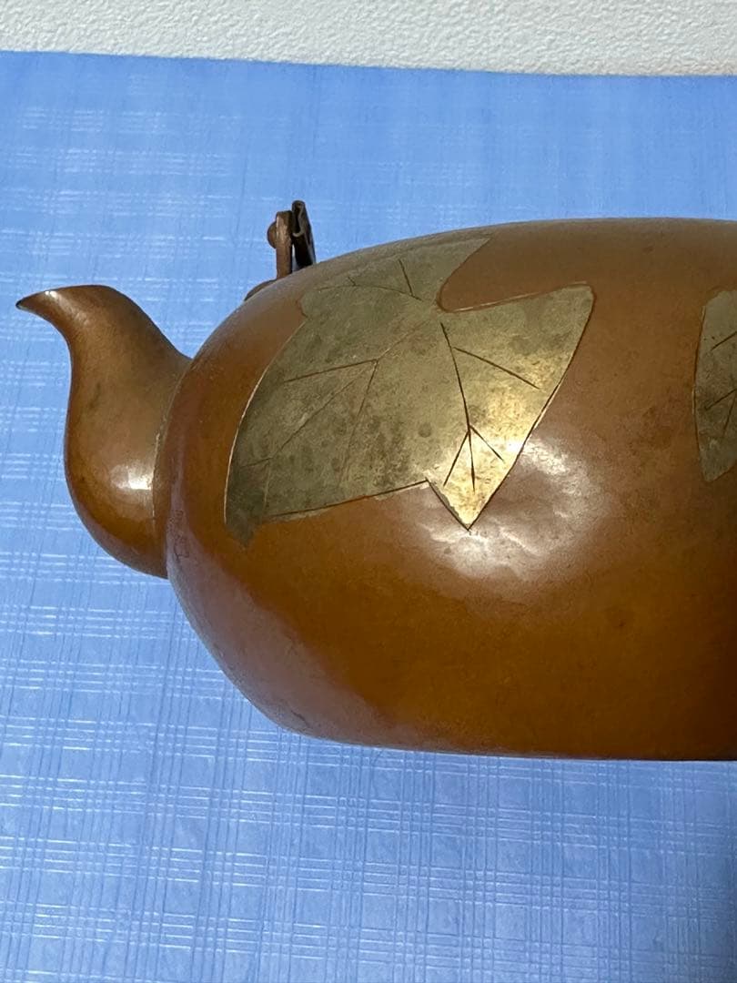 玉川堂製やかん 銅製 茶器煎茶道具　玉川堂　銅器　 やかん　茶器　水注　銅製