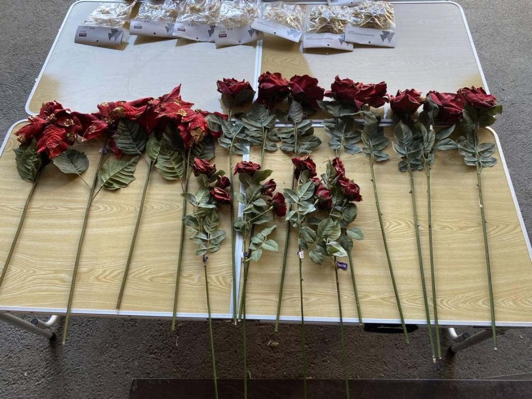 クリスマスツリー キット　クリスマス　飾り　レッド＆ゴールド ツリー キット