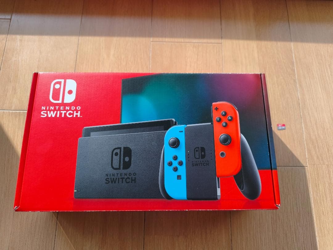 Nintendo Switch 本体 ネオンブルー/ネオンオレンジ SDカード付