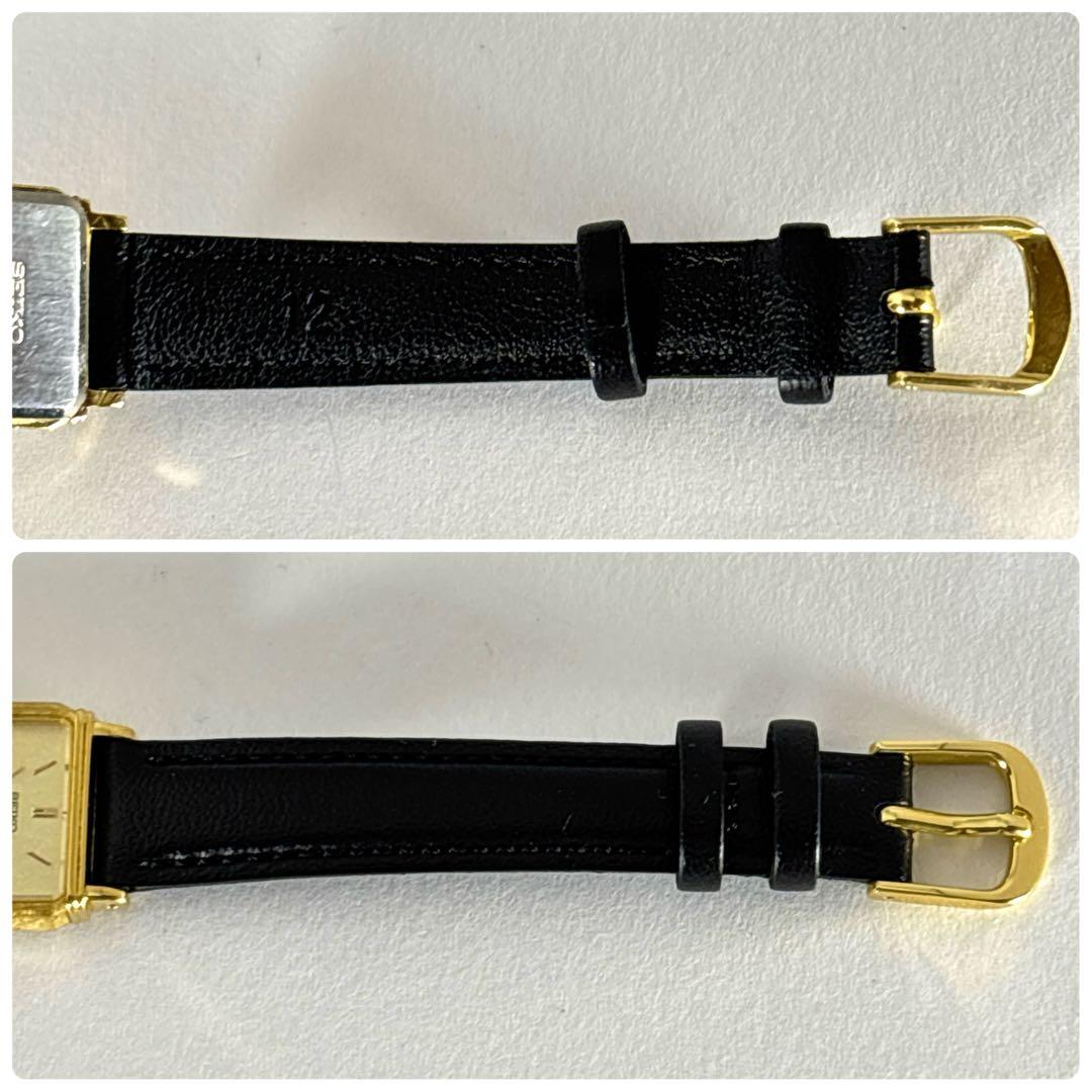 【新品電池 ベルト】SEIKO レディース時計 エクセリーヌ レクタンギュラー.
