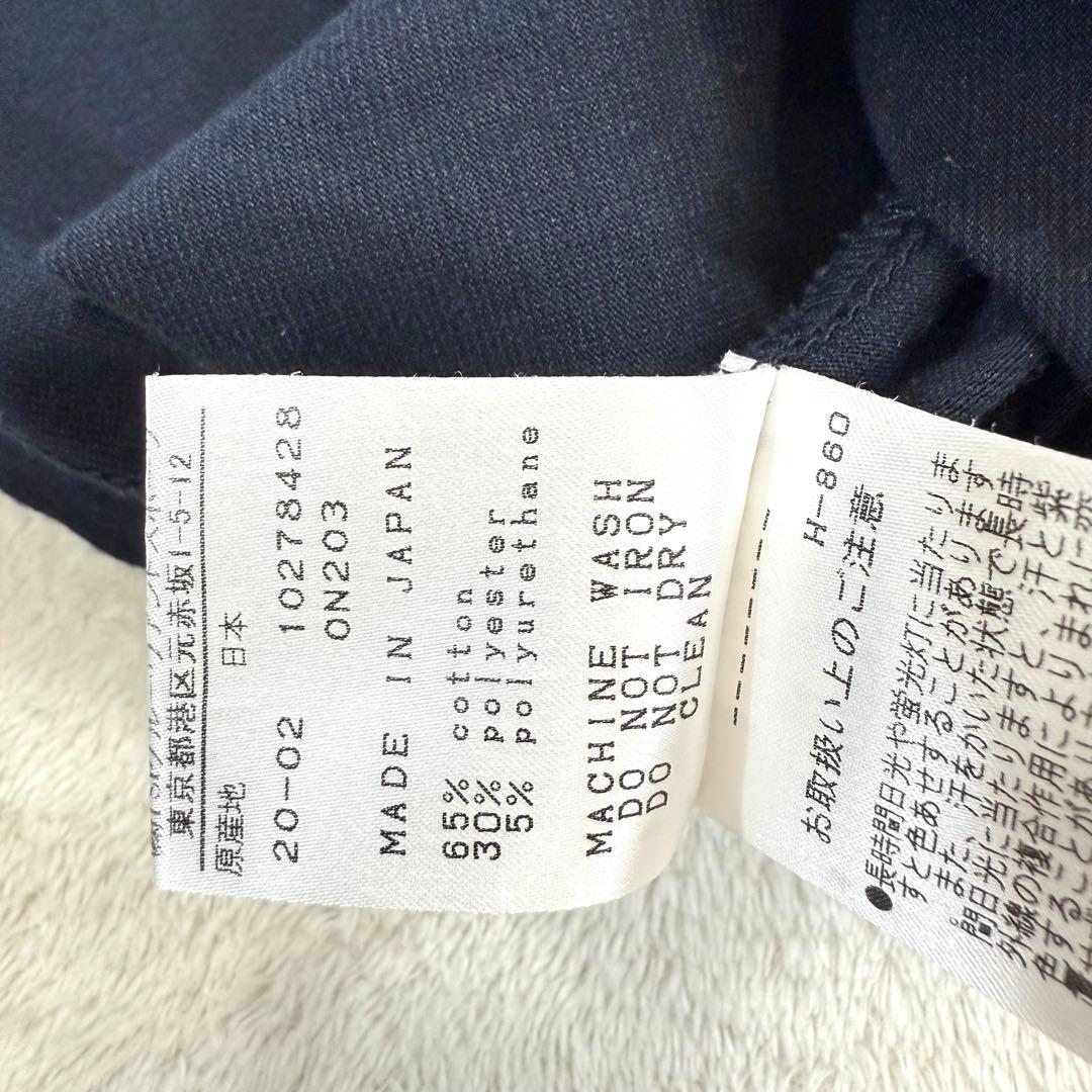 美品‼️PEARLY GATES モックネックワンピース背面ラインロゴ 0 日本製