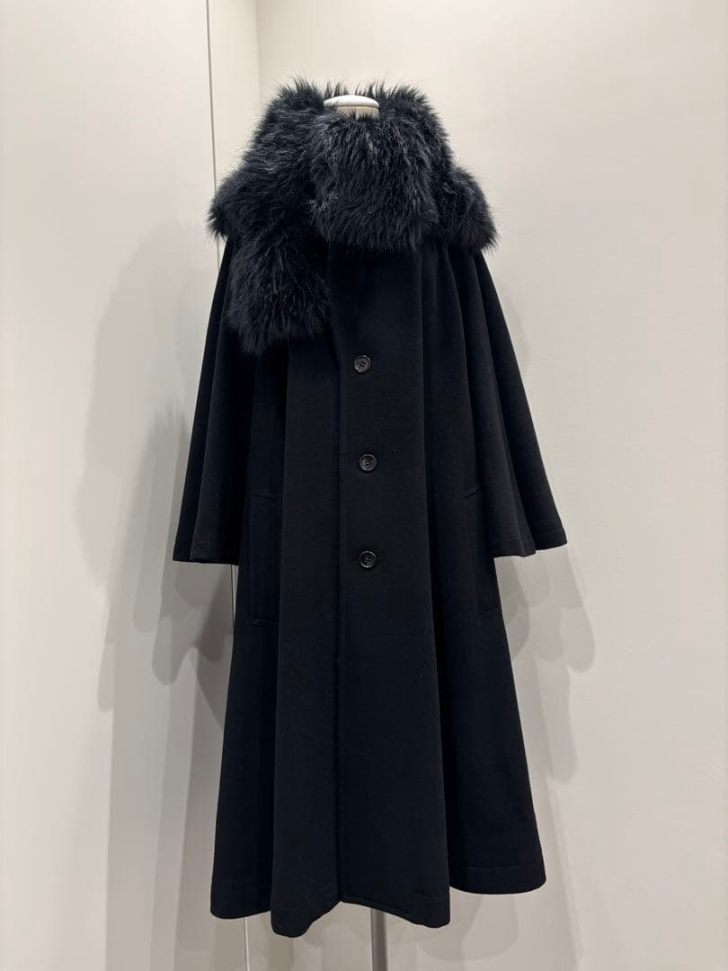 ［80年代］コムデギャルソン　ファーケープコート　ヴィンテージ　アーカイブ